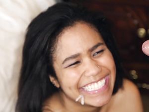 Adorable Black Girl Fucked In Her Teen Pussy