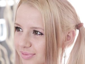 Blonde Babe Getting Her Narrow Asshole Pounded