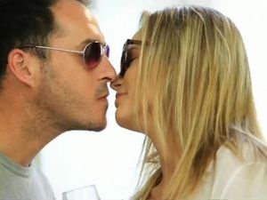 Blonde Angel Riding Her Boyfriend And Getting A Creampie